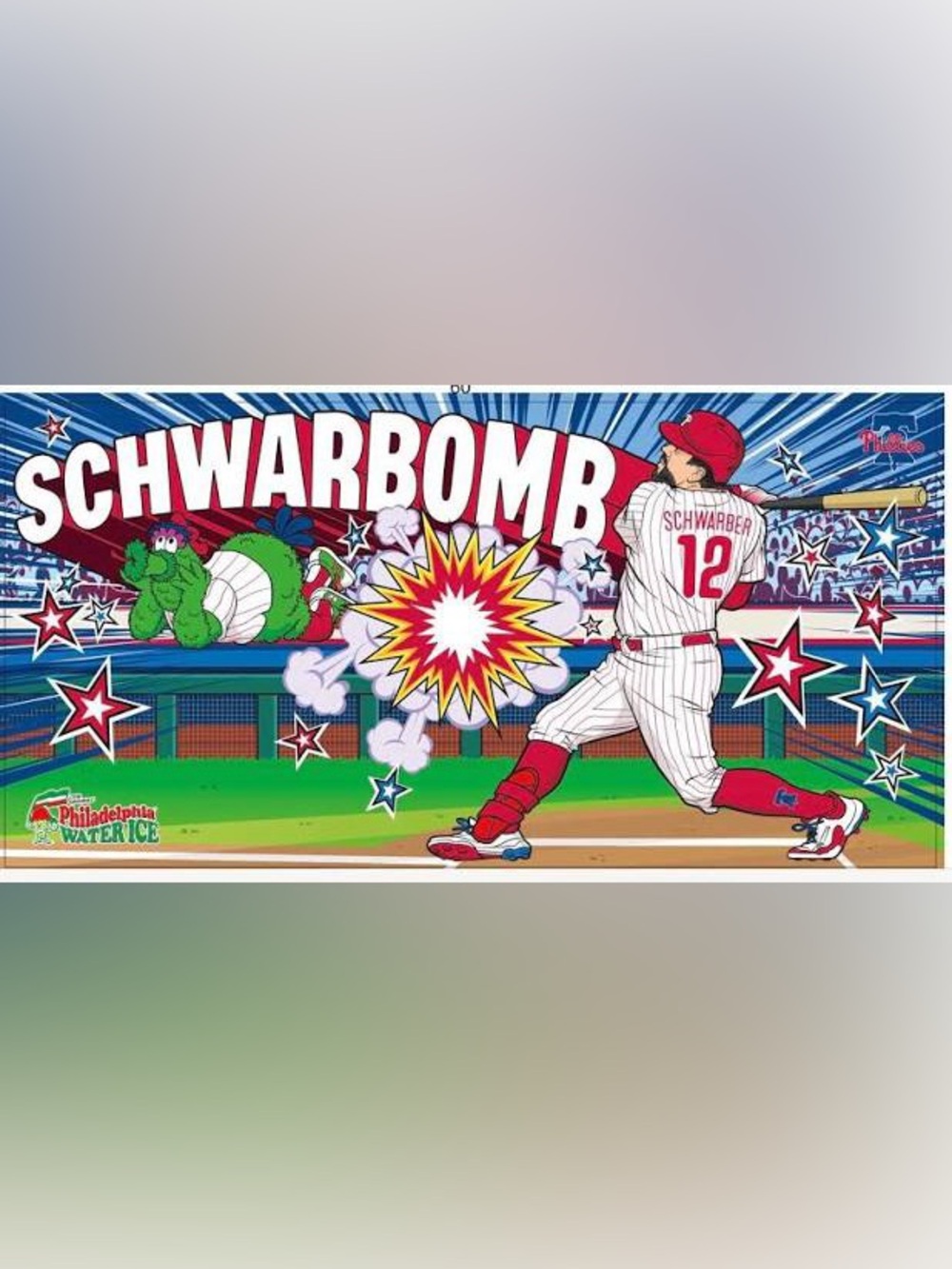Brand New Kyle Schwarber “Schwarbomb” Beach Towel
